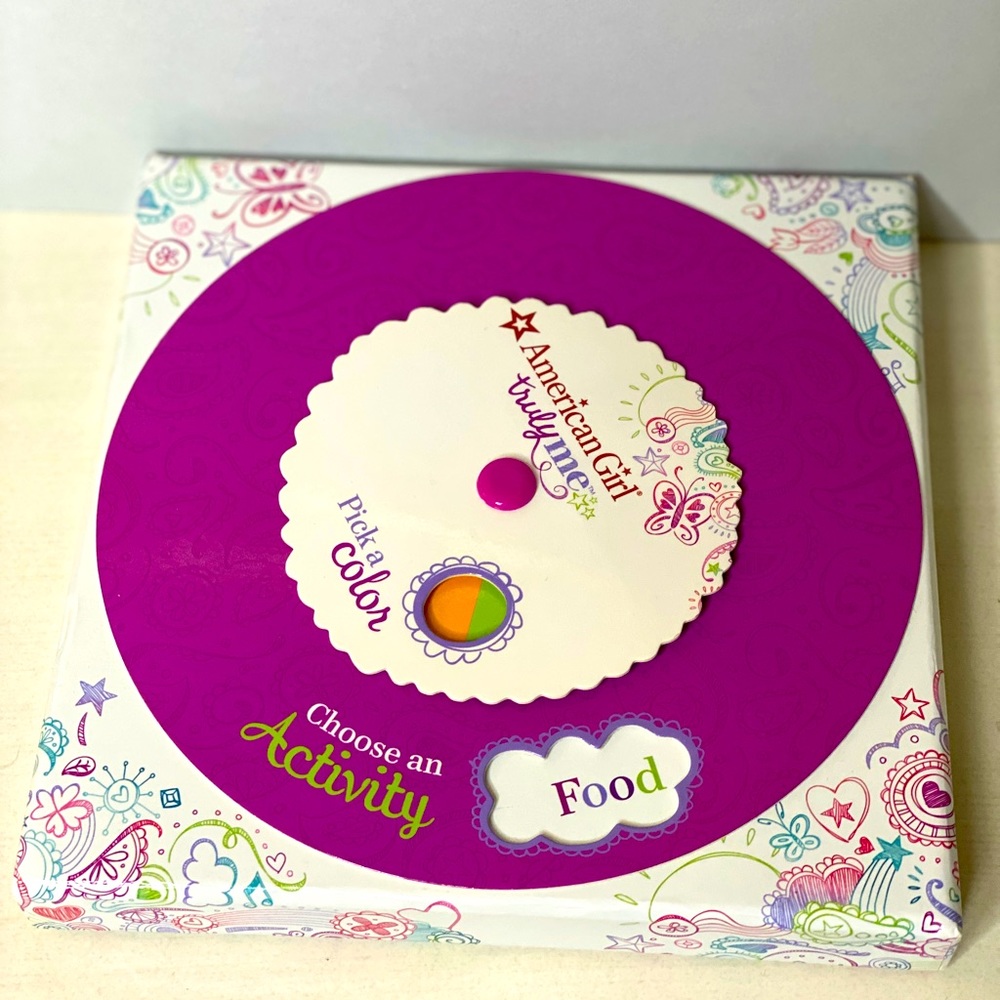 American Girl Doll Truly Me Activity Spinner Game & Card Box Set NEW VINTAGE